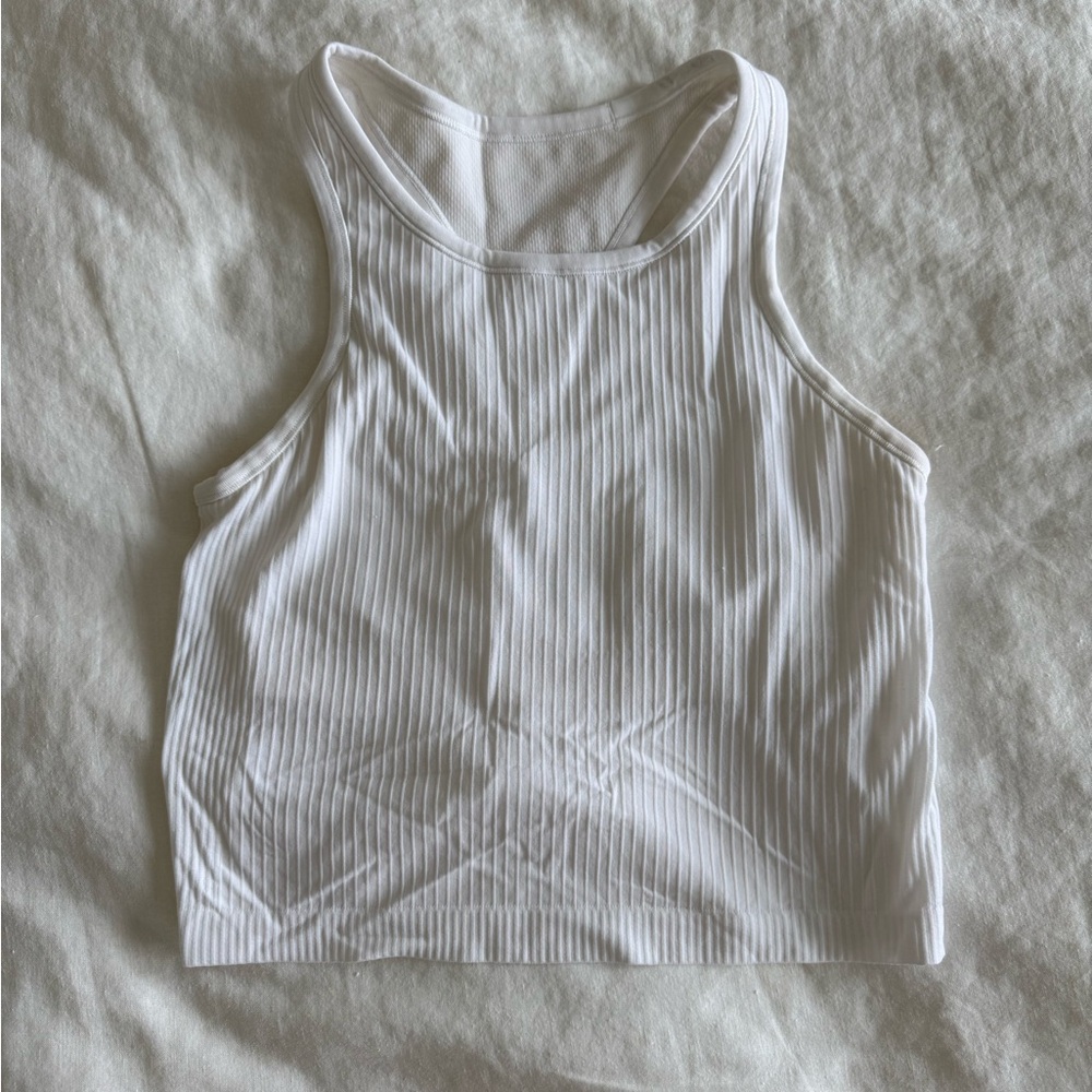 Lululemon Ebb to Street Cropped Racerback Tank Top